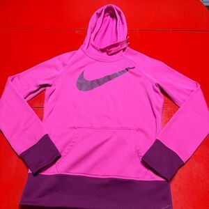 NIKE PINK FUCHSIA MAGENTA PURPLE SWEATSHIRT HOODIE